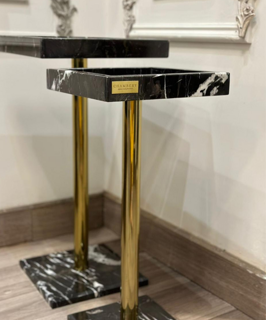 Nesting Table Black & White  (Large Size)