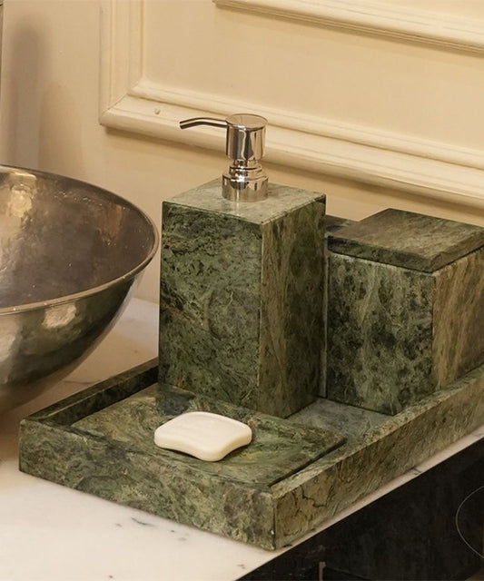 Indian Green Bathroom